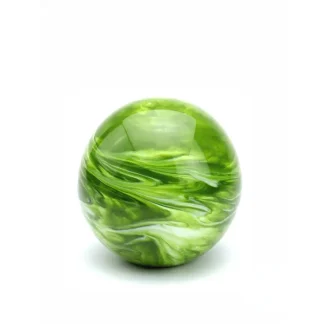 Kristalglas Elements Small Marble Bulb Green