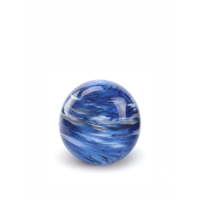 Krystallglasspære Marble Blue