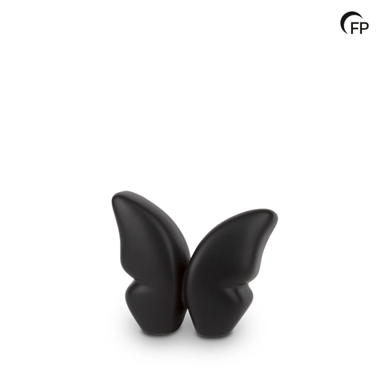 Keramische Urn Butterfly Zwart - Vlinder Urn - Bild 5