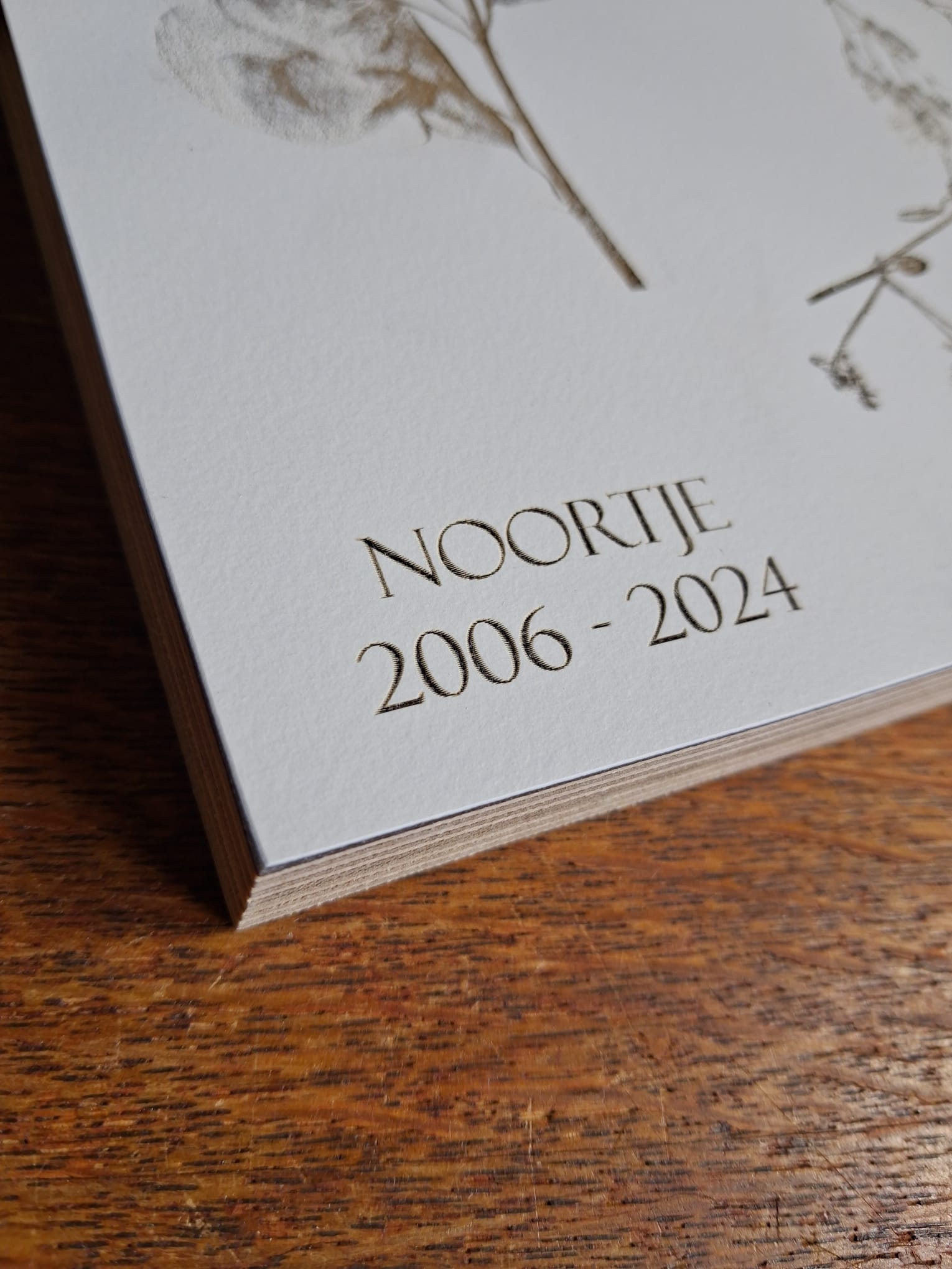 Orchidee - Wandurn Berkenhout - personaliseer met eigen gravure - Imagen 5