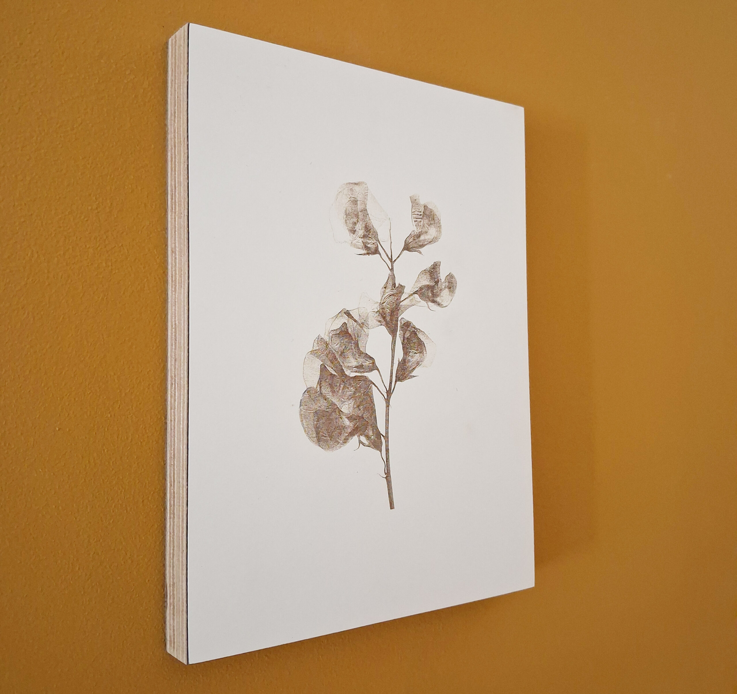 Bloementak - Wandurn Berkenhout - personaliseer met eigen gravure - Billede 2